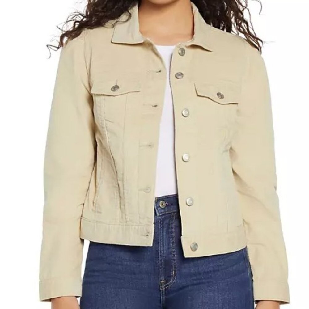 Brand New GAP Ladies Oyster Corduroy Jean Jacket - Versatile Wardrobe Staple.